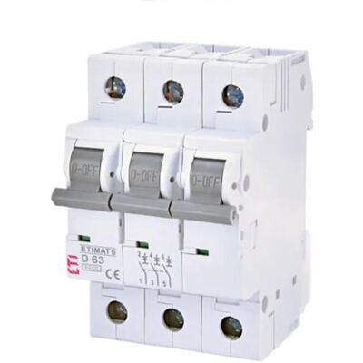 ETI Nadprúdový istič B 25A 3P 6kA ETIMAT6 002115518 ETI ETI Nadprúdový istič B 25A 3P 6kA ETIMAT6 002115518 ETI