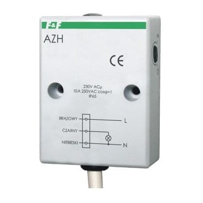 F&F; Filipowski Súmrak automatický 10A 230V 2-1000 lux IP65 F&F; Filipowski Súmrak automatický 10A 230V 2-1000 lux IP65