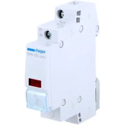 Hager Signálna lampa Led červená 230V AC Hager Signálna lampa Led červená 230V AC