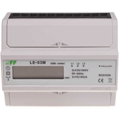 F&F; FILIPOWSKI Trojfázový elektromer 100A LE-03M F&F; FILIPOWSKI Trojfázový elektromer 100A LE-03M