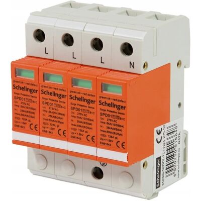 SCHNEIDER ELECTRIC Schelinger Prepäťová ochrana 4P 5kA tr. T1+T2 (B+C) SCHNEIDER ELECTRIC Schelinger Prepäťová ochrana 4P 5kA tr. T1+T2 (B+C)