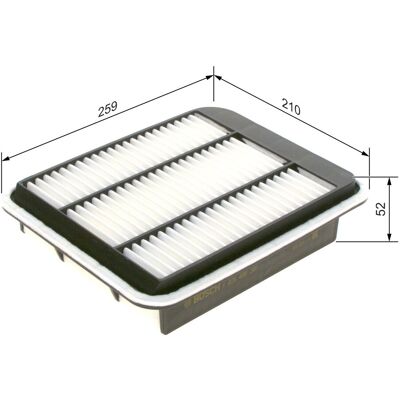 Bosch 1 457 433 749 Vzduchový filter Bosch 1 457 433 749 Vzduchový filter