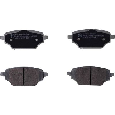 JAPANPARTS PP-134AF Brzdové platničky JAPANPARTS PP-134AF Brzdové platničky