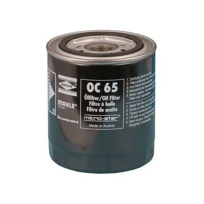 MAHLE OC 65 Olejový filter MAHLE OC 65 Olejový filter
