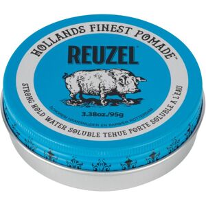 REUZEL Blue Strong Hold Water - pomáda na vodnej báze pre veľmi silnú fixáciu a mokrý vzhľad 95 g REUZEL Blue Strong Hold Water - pomáda na vodnej báze pre veľmi silnú fixáciu a mokrý vzhľad 95 g