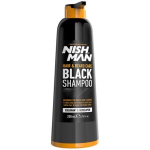 Nishman Coloring Shampoo 2IN1 - špeciálny farbiací (čierny alebo hnedý) šampón pre mužov, 200 ml Black - čierny Nishman Coloring Shampoo 2IN1 - špeciálny farbiací (čierny alebo hnedý) šampón pre mužov, 200 ml Black - čierny