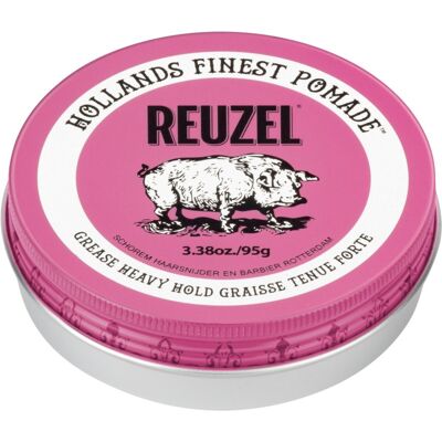 REUZEL Pink Heavy Grease - pomáda na báze oleja a vosku s dvoma rozdielnymi fixáciami 95 g REUZEL Pink Heavy Grease - pomáda na báze oleja a vosku s dvoma rozdielnymi fixáciami 95 g