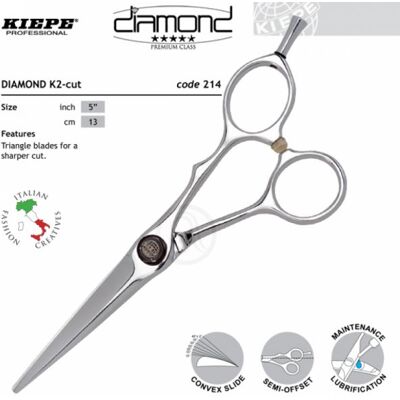 Kiepe THREE STARS Diamond Series 214 Designer - profesionálne kadernícke nožnice VÝPREDAJ: 214 / 5 " Designer Kiepe THREE STARS Diamond Series 214 Designer - profesionálne kadernícke nožnice VÝPREDAJ: 214 / 5 " Designer