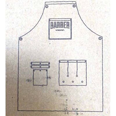 VÝPREDAJ: Maramra Barber Apron 1599 - holičská zástera, khaki VÝPREDAJ: Maramra Barber Apron 1599 - holičská zástera, khaki