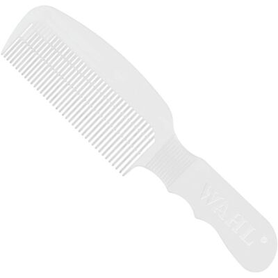Wahl Flat Top "Speed Comb" - plochý hrebeň na strihanie 03329-117 - biely - white Wahl Flat Top "Speed Comb" - plochý hrebeň na strihanie 03329-117 - biely - white