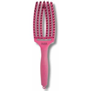 Olivia Garden FingerBrush Ionic - kefa na vlasy, diviačie štetiny + nylónové štetiny (zakončené guličkou) HOT PINK - ružová Olivia Garden FingerBrush Ionic - kefa na vlasy, diviačie štetiny + nylónové štetiny (zakončené guličkou) HOT PINK - ružová