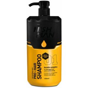 Nishman Hair Shampoo - keratínový šampón pre poškodené vlasy 1250 ml (01) Nishman Hair Shampoo - keratínový šampón pre poškodené vlasy 1250 ml (01)