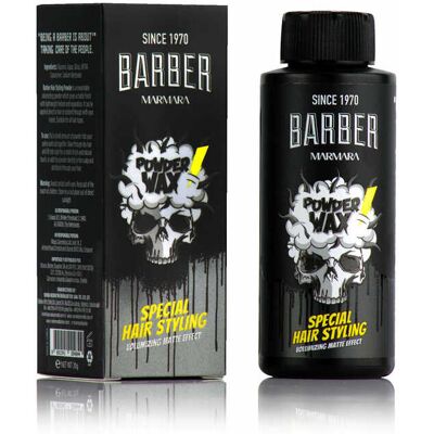 Marmara Barber Powder Wax "SKULL" - púder na vlasy, 20 g Marmara Barber Powder Wax "SKULL" - púder na vlasy, 20 g
