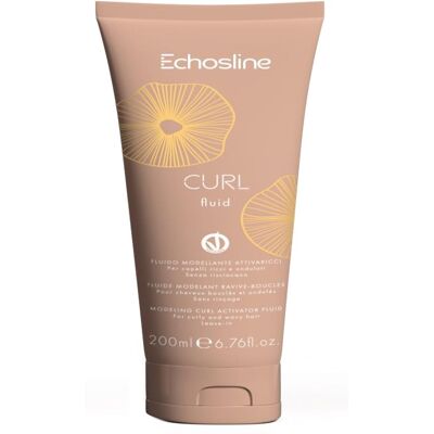 Echosline Curl Fluid - bezoplachový modelačný fluid pre vlnité a kučeravé vlasy, 200 ml Echosline Curl Fluid - bezoplachový modelačný fluid pre vlnité a kučeravé vlasy, 200 ml