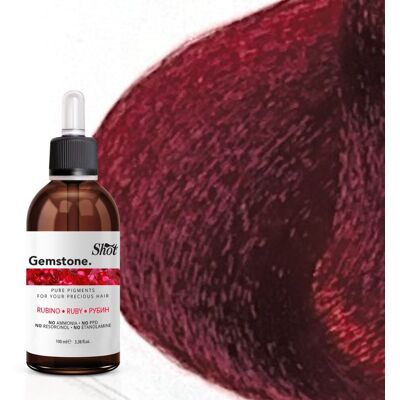Shot GEMSTONE Pure Pigment - farebné kvapky, 100 ml RUBY - červené Shot GEMSTONE Pure Pigment - farebné kvapky, 100 ml RUBY - červené