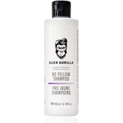 VÝPREDAJ: Slick Gorilla No Yellow Shampoo - šampón na neutralizáciu žltého odlesku, 200 ml VÝPREDAJ: Slick Gorilla No Yellow Shampoo - šampón na neutralizáciu žltého odlesku, 200 ml