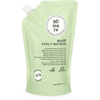 Mïmare Curly Method Mask - intenzívne hydratačná maska pre kučeravé a vlnité vlasy 480 ml Mïmare Curly Method Mask - intenzívne hydratačná maska pre kučeravé a vlnité vlasy 480 ml