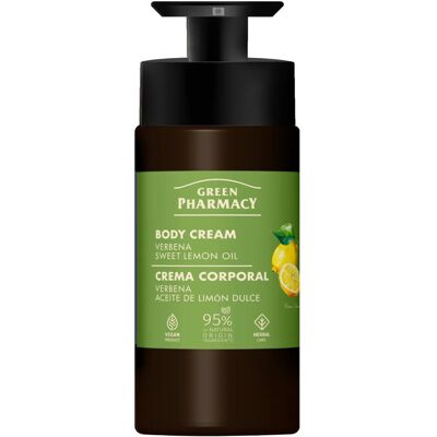 Green Pharmacy Body Cream - telový krém, 739 ml Verbena & Sweet Lemon Oil - verbena a olej zo sladkého citrón Green Pharmacy Body Cream - telový krém, 739 ml Verbena & Sweet Lemon Oil - verbena a olej zo sladkého citrón