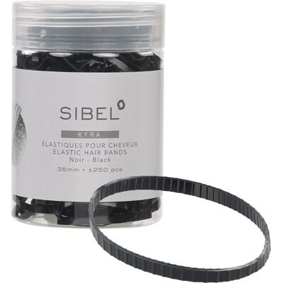 Sibel Hair Elastics - afro gumičky, 50 ks ø45 mm KYRA - čierne (P005198) Sibel Hair Elastics - afro gumičky, 50 ks ø45 mm KYRA - čierne (P005198)