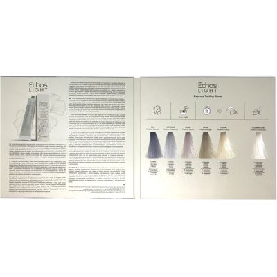 Echos Light Toner Color Chart - vzorkovník ku tonerom Echos Light (COD.8024592) Echos Light Toner Color Chart - vzorkovník ku tonerom Echos Light (COD.8024592)