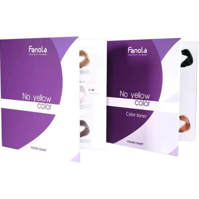 NOVÝ: Fanola No Yellow Color + Toner Chart - duo vzorkovníkov pre farby a tonery NOVÝ: Fanola No Yellow Color + Toner Chart - duo vzorkovníkov pre farby a tonery