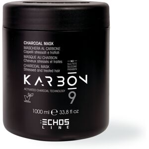 Echosline Karbon 9 Mask - maska s aktívnym uhlím pre poškodené a chemicky ošetrené vlasy Maska 1000 ml Echosline Karbon 9 Mask - maska s aktívnym uhlím pre poškodené a chemicky ošetrené vlasy Maska 1000 ml