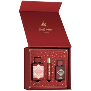 Lattafa Badee Al Oud SUBLIME GIFTSET - sada parfému 100 ml a 12 ml s 50 ml vlasovým mist-om Lattafa Badee Al Oud SUBLIME GIFTSET - sada parfému 100 ml a 12 ml s 50 ml vlasovým mist-om