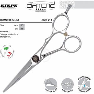 Kiepe THREE STARS Diamond Series 214 Designer - profesionálne kadernícke nožnice VÝPREDAJ: 214 / 5 " Designer Kiepe THREE STARS Diamond Series 214 Designer - profesionálne kadernícke nožnice VÝPREDAJ: 214 / 5 " Designer