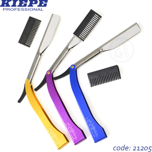 Kiepe 128 ALLUMINIUM RAZOR - klasická britva na vymeniteľné žiletky, polovičná čepeľ Kiepe 128 ALLUMINIUM RAZOR - klasická britva na vymeniteľné žiletky, polovičná čepeľ