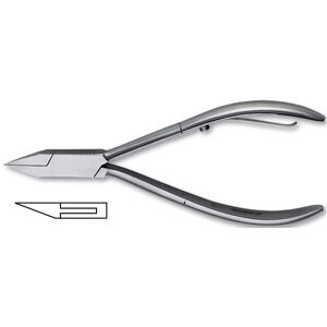 VÝPREDAJ: Kiepe Ingrow Nail Nipper Flat Spring Split Tip Box Joint 0692.11 - kliešte na nechty VÝPREDAJ: Kiepe Ingrow Nail Nipper Flat Spring Split Tip Box Joint 0692.11 - kliešte na nechty