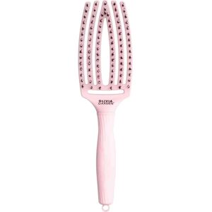 Olivia Garden FingerBrush Pastel Pink - kefa na vlasy, diviačie štetiny + nylónové štetiny (zakončené guličkou) M - medium Olivia Garden FingerBrush Pastel Pink - kefa na vlasy, diviačie štetiny + nylónové štetiny (zakončené guličkou) M - medium
