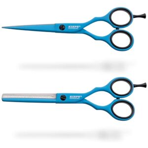 Kiepe Neon Scissor Set - set nožnic na strihanie 5.5" a efilačných nožníc, 5,5" 2480.5 (5.5") Blue Ocean - modré Kiepe Neon Scissor Set - set nožnic na strihanie 5.5" a efilačných nožníc, 5,5" 2480.5 (5.5") Blue Ocean - modré