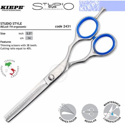 Kiepe TWO STARS Studio Style 2431 / 5,5 " efilačné nožnice Kiepe TWO STARS Studio Style 2431 / 5,5 " efilačné nožnice