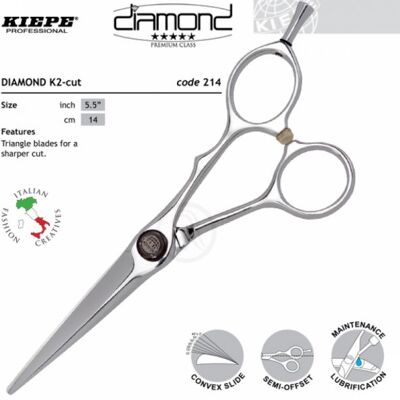 Kiepe THREE STARS Diamond Series 214 Designer - profesionálne kadernícke nožnice VÝPREDAJ: 214 / 5,5 Designer Kiepe THREE STARS Diamond Series 214 Designer - profesionálne kadernícke nožnice VÝPREDAJ: 214 / 5,5 Designer
