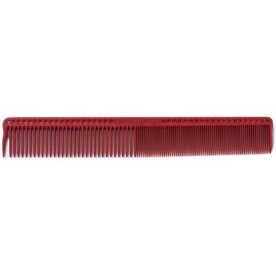 JRL Cutting Comb J304 (7.4") - profesionálny kombinovaný hrebeň J304 RED - červený JRL Cutting Comb J304 (7.4") - profesionálny kombinovaný hrebeň J304 RED - červený