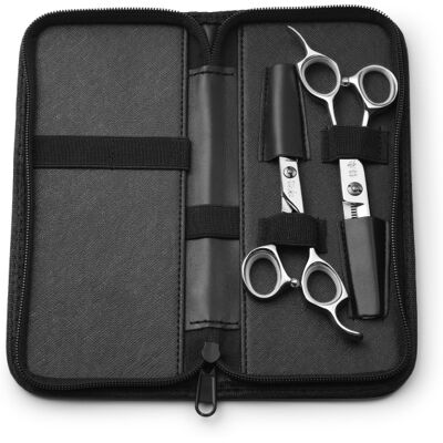 BraveHead Scissor Case (9121) - koženkové púzdro na 2ks nožníc BraveHead Scissor Case (9121) - koženkové púzdro na 2ks nožníc