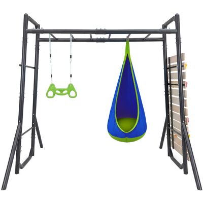 Monkey-Gym Záhradná posilňovňa Monkey bar Trapez - hojdačka kokon Monkey-Gym Záhradná posilňovňa Monkey bar Trapez - hojdačka kokon