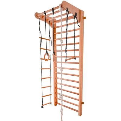 Monkey-Gym rebrina na cvičenie Kinder Sport - černa - drevena Monkey-Gym rebrina na cvičenie Kinder Sport - černa - drevena