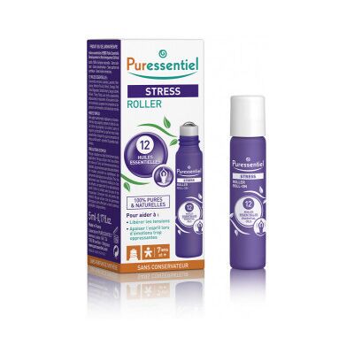 Puressentiel Roll on proti stresu 12 esenciálnych olejov 5 ml Puressentiel Roll on proti stresu 12 esenciálnych olejov 5 ml