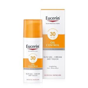 BEIERSDORF Eucerin Oil Control krémový gél na opaľovanie na tvár SPF30 50 ml BEIERSDORF Eucerin Oil Control krémový gél na opaľovanie na tvár SPF30 50 ml
