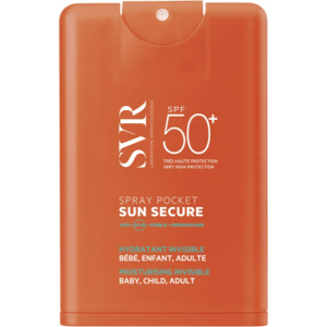 SVR Sun Secure sprej na opaľovanie SPF50+ Moisturising Invisible Pocket Spray 20 ml SVR Sun Secure sprej na opaľovanie SPF50+ Moisturising Invisible Pocket Spray 20 ml