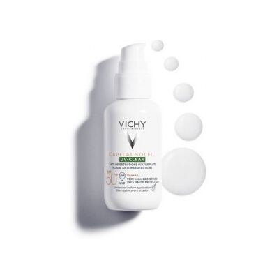 VICHY CAPITAL SOLEIL UV-CLEAR denná starostlivosť SPF50+ 40ml VICHY CAPITAL SOLEIL UV-CLEAR denná starostlivosť SPF50+ 40ml