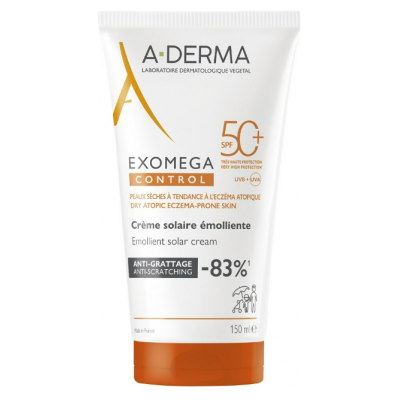 PIERRE FABRE DERMO A-Derma Exomega Control Sluneční Emolienční krém SPF50+ 150 ml PIERRE FABRE DERMO A-Derma Exomega Control Sluneční Emolienční krém SPF50+ 150 ml