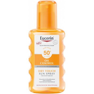 BEIERSDORF Eucerin transparentný sprej na opaľovanie Dry Touch SPF50 200 ml BEIERSDORF Eucerin transparentný sprej na opaľovanie Dry Touch SPF50 200 ml