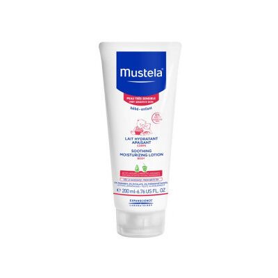 Mustela Bébé Soothing Moisturizing Body Lotion Telové mlieko 200 ml Mustela Bébé Soothing Moisturizing Body Lotion Telové mlieko 200 ml
