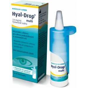 BAUSCH LOMB Bausch & Lomb Hyal Drop Multi očné kvapky 10 ml BAUSCH LOMB Bausch & Lomb Hyal Drop Multi očné kvapky 10 ml