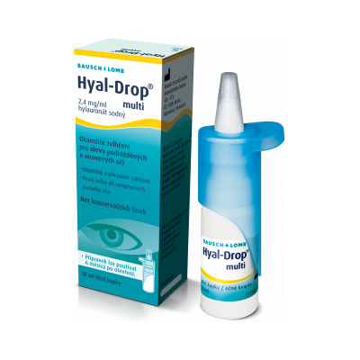 BAUSCH LOMB Bausch & Lomb Hyal Drop Multi očné kvapky 10 ml BAUSCH LOMB Bausch & Lomb Hyal Drop Multi očné kvapky 10 ml