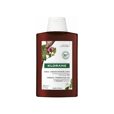 PIERRE FABRE DERMO Klorane Shampooing À La Quinine & Edelweiss BIO šampón s chinínom a bio plesnivcom alpským 200 ml PIERRE FABRE DERMO Klorane Shampooing À La Quinine & Edelweiss BIO šampón s chinínom a bio plesnivcom alpským 200 ml