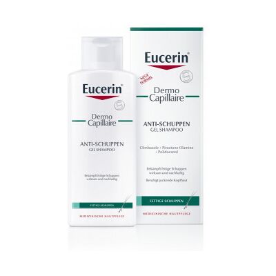 BEIERSDORF Eucerin DermoCapillaire Anti-Dandruff Gel Shampoo 250 ml BEIERSDORF Eucerin DermoCapillaire Anti-Dandruff Gel Shampoo 250 ml
