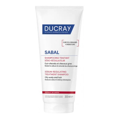 PIERRE FABRE DERMO Durcay sabal ošetrujúci šampón regulujúci tvorbu mazu 200 ml PIERRE FABRE DERMO Durcay sabal ošetrujúci šampón regulujúci tvorbu mazu 200 ml